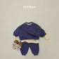 (Pre-order) Soybean Kids Winter - Junior Soybean Kids Winter - Junior Fleece-Lined Lollipop Top & Bottom Set 주니어 양기모롤리팝상하복 (16 Colors)