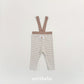 (Pre-order) OOTTBEBE Winter - (Bebe) Suspender Stripe Leggings 윈터멜빵레깅스 (3 Colors)