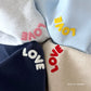 (Pre-order) Daily Bebe - Kids’ Love Top & Bottom Set 러브부클셋트 (4 Colors)