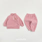 (Pre-order) OOTTBEBE Winter - Puppy Fleece Anorak Top & Bottom Set 멍멍아노락상하복 (4 Colors)
