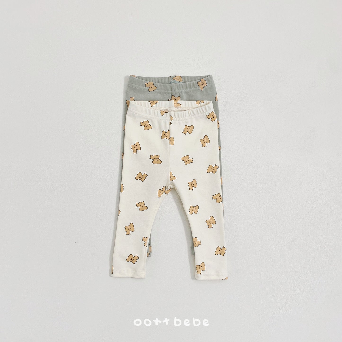 (Pre-order) OOTTBEBE Winter - Mung-Mung Pajama Set 멍멍실내복 (2 Colors)