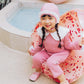 (Pre-order) KoongsKoongs Kids’ Premium Chouette All-in-One Rash Guard Set (Pink)