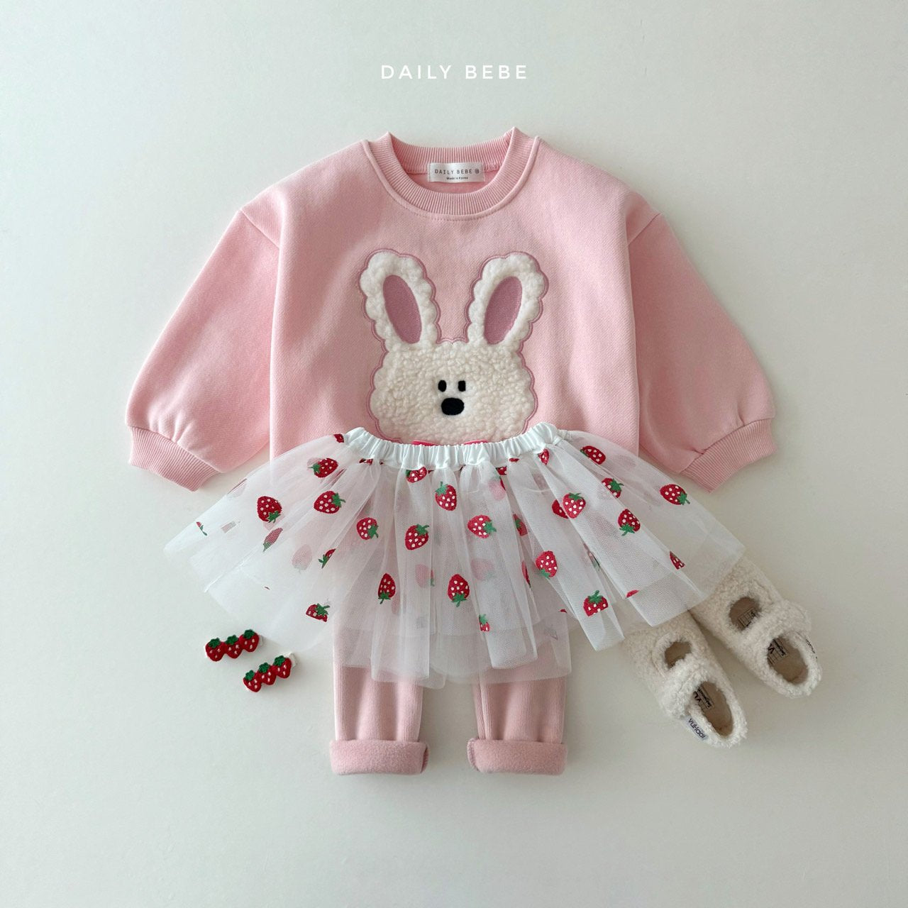 (Pre-order) Daily Bebe Winter - Kids' Layered Tutu Skirt 레이어드 튜튜 (2 Colors)