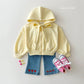 (Pre-order) Daily Bebe Summer- Kids’ Ribbon Hoodie Zip-Up 리본 후드집업 (3 Colors)