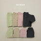 (Pre-order) Soybean Kids Winter - Super Fleece Zip-Up Top & Bottom Set 슈퍼플리스집업상하 (4 Colors)