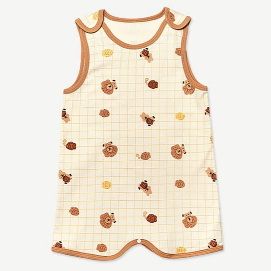 (Baby Boom) Cotton Sleep Vest (4 Colors)