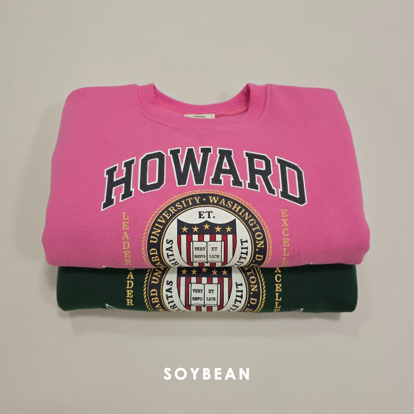 (Pre-order) Soybean Kids Winter - Howard Fleece-Lined Sweatshirt 하워드양기모맨투맨 (2 Colors)