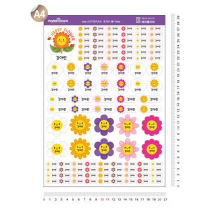 (Pre-order) Personalized Premium Waterproof Name Stickers