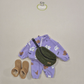 (Pre-order) Soybean Kids - Fleece Puppy Half Zip-Up Top & Bottom Set 플리스퍼피하프상하복 (3 Colors)