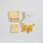(Pre-order) OOTTBEBE Winter - Checked Bear Pajama Set 체크베어실내복 (2 Colors)