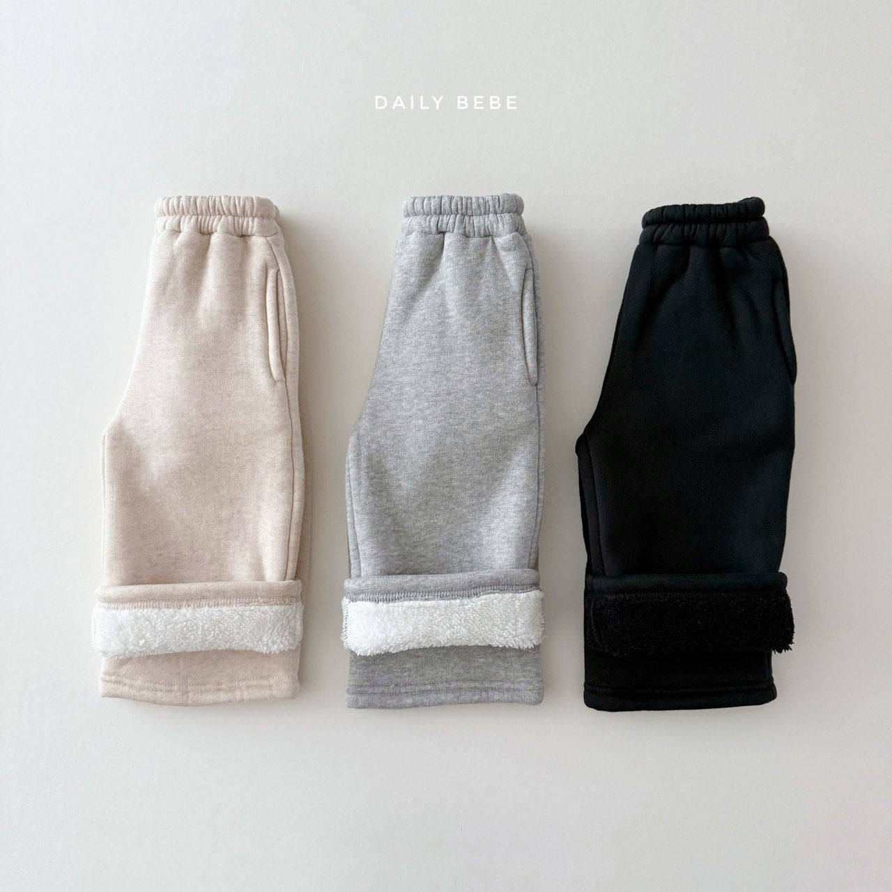 (Pre-order) Daily Bebe - Kids' Extreme Winter Fleece Pants 한파팬츠 (3 Colors)