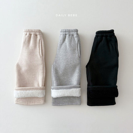 (Pre-order) Daily Bebe - Kids' Extreme Winter Fleece Pants 한파팬츠 (3 Colors)