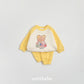 (Pre-order) OOTTBEBE Winter - Watercolor Bear Top & Bottom Set 페인팅오띠상하복 (2 Colors)