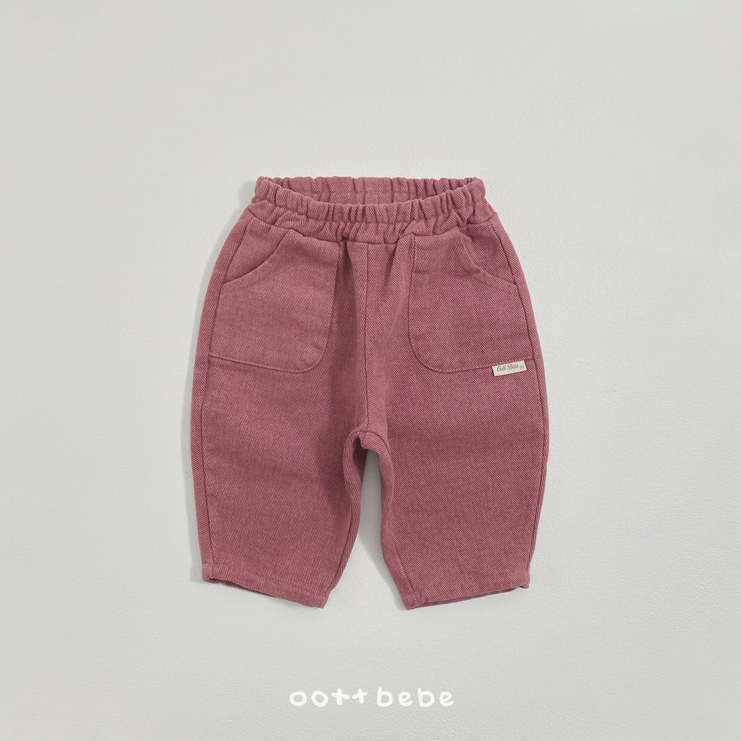 (Pre-order) OOTTBEBE Winter - Twill Cozy-On Pants 트윌카치온팬츠 (2 Colors)