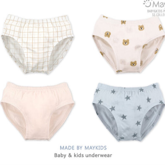 (MayKids) Bear Cotton Boys’ Underwear (4-pack)