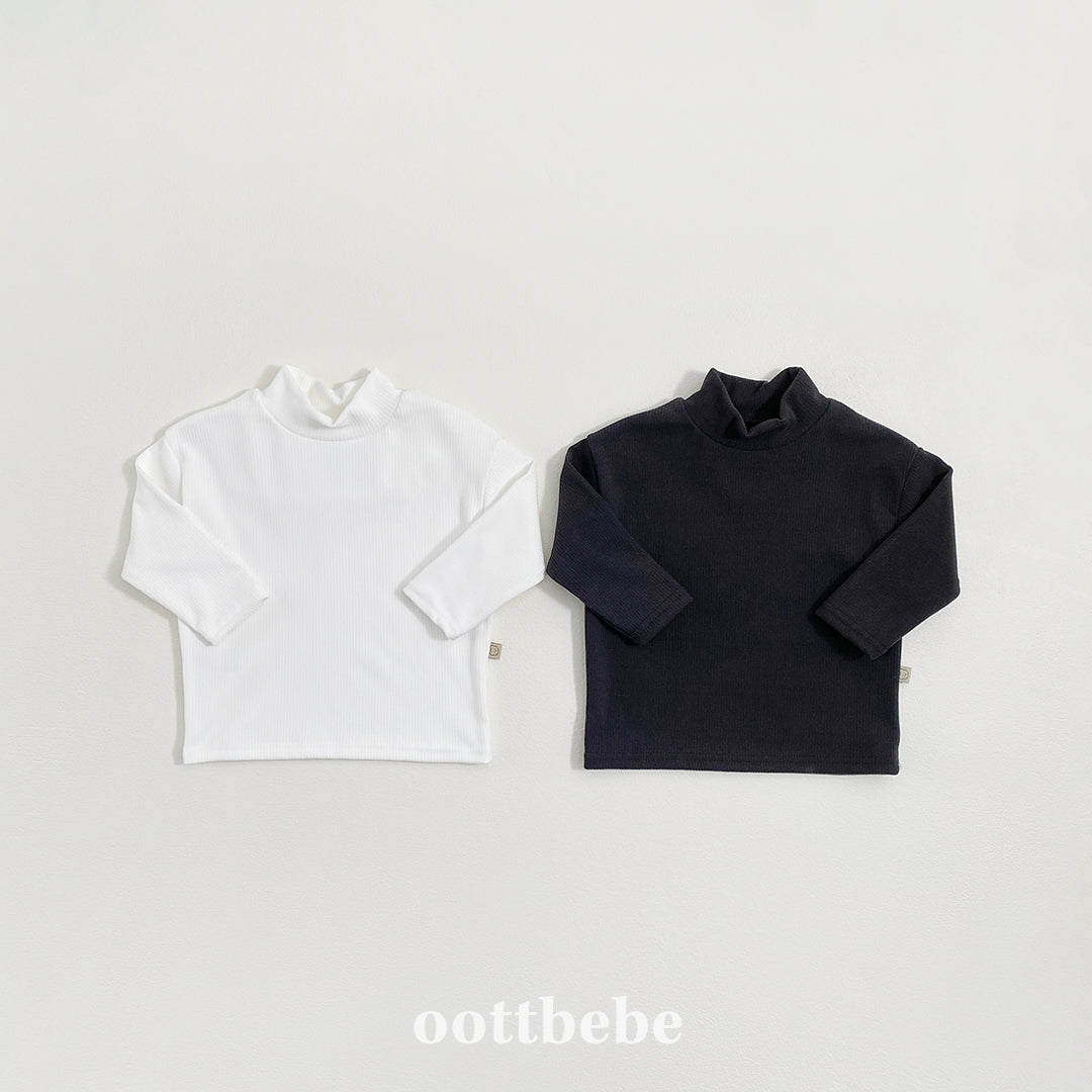 (Pre-order) OOTTBEBE Winter - Classic Turtleneck Tee 클래식폴라티 (2 Colors)