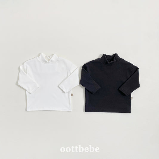 (Pre-order) OOTTBEBE Winter - Classic Turtleneck Tee 클래식폴라티 (2 Colors)