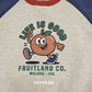 (Pre-order) Soybean Kids Winter - Fruit Raglan Fleece-Lined Sweatshirt 과일양기모맨투맨 (2 Colors)