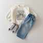 (In-stock) Daily Bebe Spring - Kids' Floral Sweatshirt 플로럴 맨투맨 (2 Colors) (Copy)