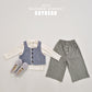 (Pre-order) Soybean Kids - Little Lace Vest 꼬마레이스조끼 (2 Colors)