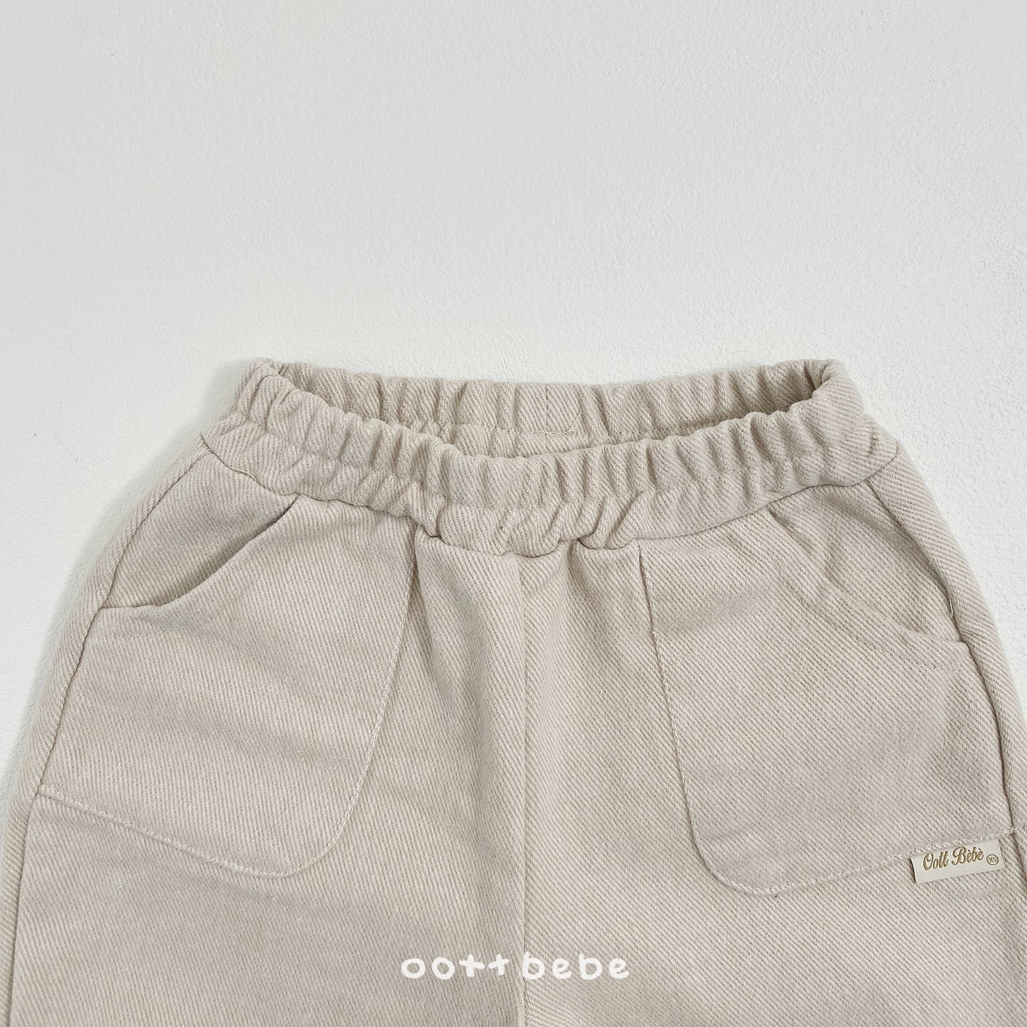 (Pre-order) OOTTBEBE Winter - Twill Cozy-On Pants 트윌카치온팬츠 (2 Colors)