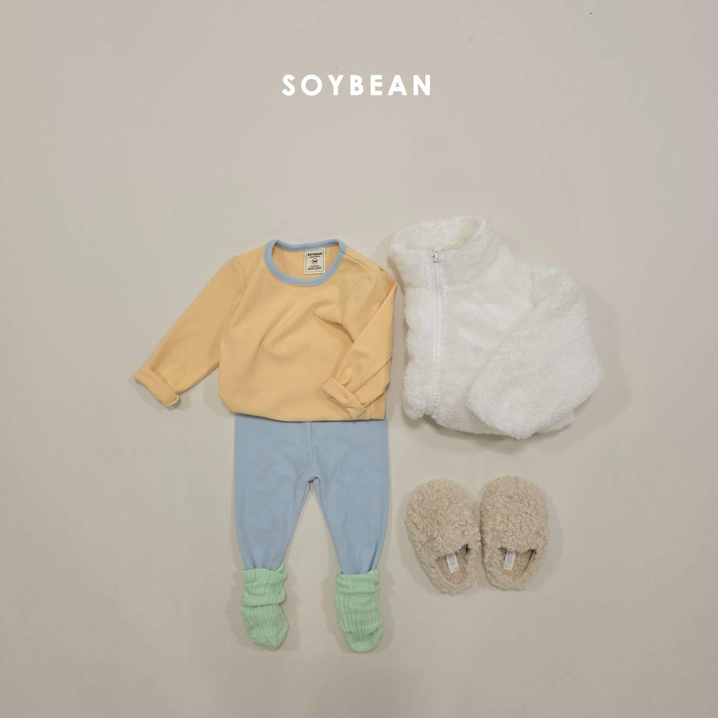 (Pre-order) Soybean Kids Winter - Cotton Candy Fleece Zip-Up 솜사탕후리스 (6 Colors)
