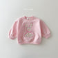 (In-stock) Daily Bebe Spring - Kids' Floral Sweatshirt 플로럴 맨투맨 (2 Colors) (Copy)