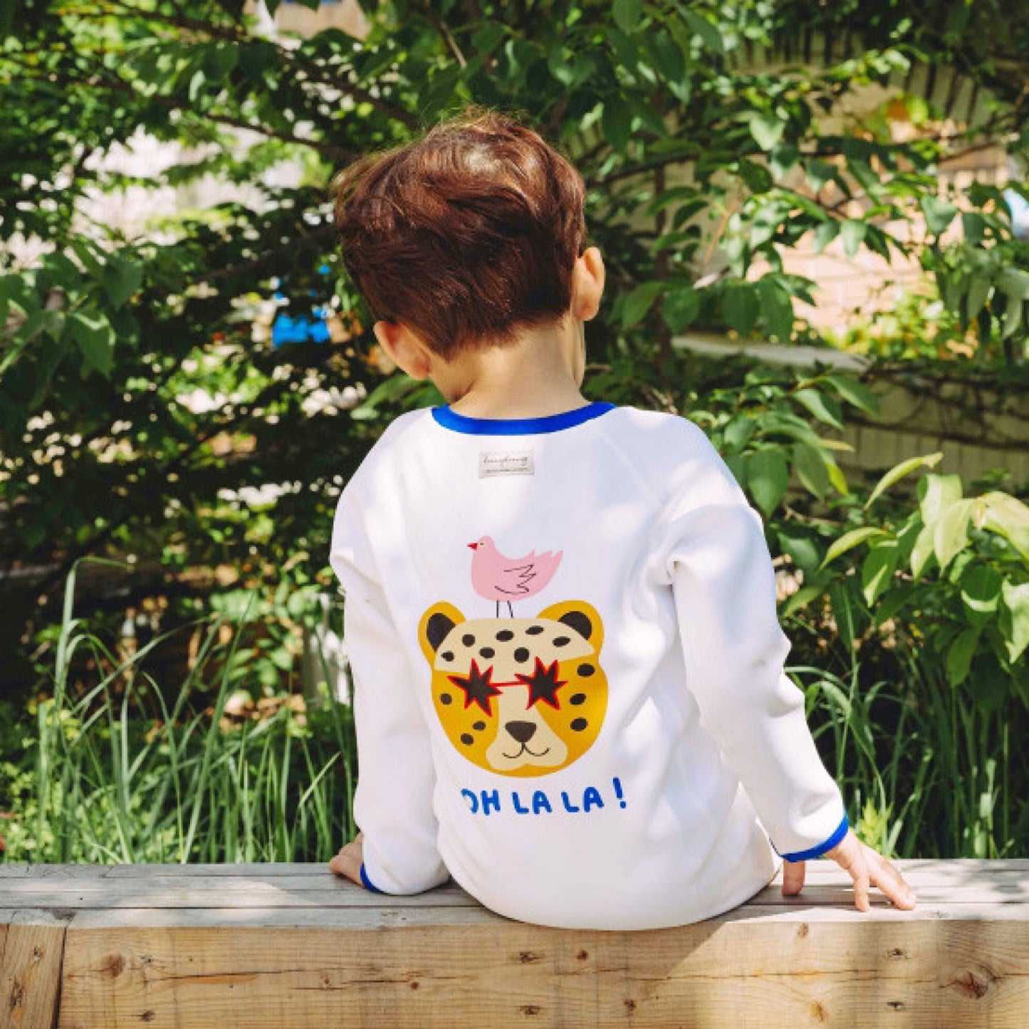 (Pre-order) KoongsKoongs Kids’ Premium Tok Tok Warm All-in-One Rash Guard (Cheetah)