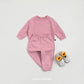 (Pre-order) OOTTBEBE Spring - Love OOTT Top & Bottom Set 러브오뜨상하복 (4 Colors)