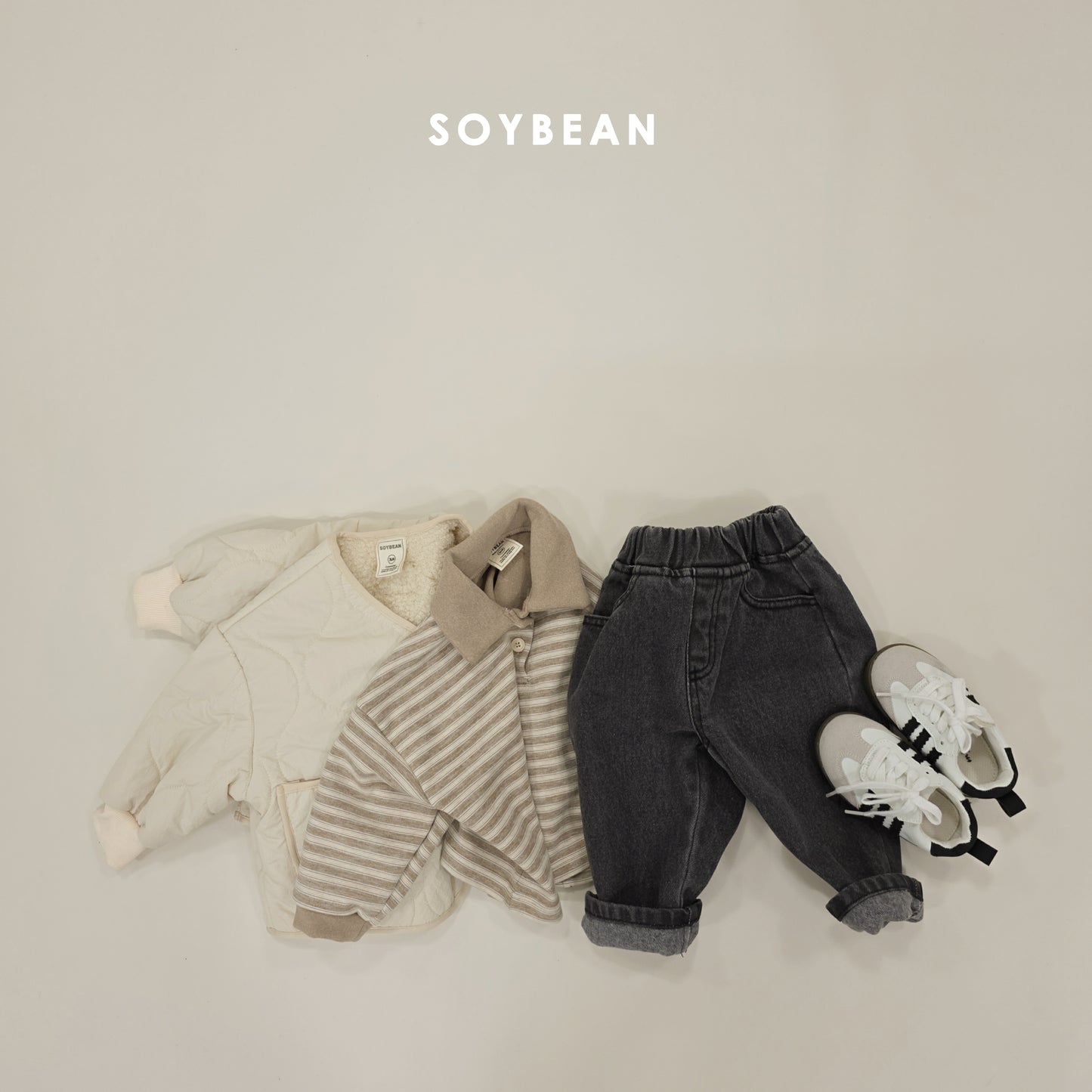 (Pre-order) Soybean Kids Winter - Puffy Cozy Barrel Jacket 몽글몽글항아리자켓 (3 Colors)