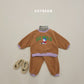 (Pre-order) Soybean Kids Winter - Baby Polar Bear Fleece Top & Bottom Set 아기백곰플리스상하복 (2 Colors)