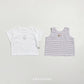(Pre-order) OOTTBEBE Summer - Sherbet 1+1 Tee Set (Kids) 샤베트 1+1티셔츠 (5 Colors)
