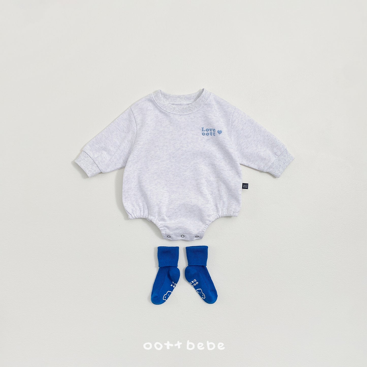 (Pre-order) OOTTBEBE Spring - Love OOTT Bodysuit 러브 오뜨 슈트 (4 Colors)