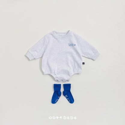 (Pre-order) OOTTBEBE Spring - Love OOTT Bodysuit 러브 오뜨 슈트 (4 Colors)