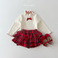 (Pre-order) Daily Bebe - Kids’ Mock-Neck Ribbon Shirts 반목 날라리티 (2 Colors)