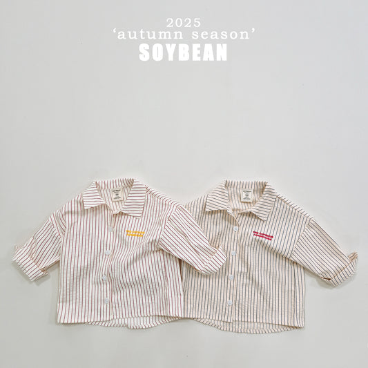 (Pre-order) Soybean Kids - Stra Comfort Stripe Shirt (2 Colors)