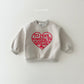 (Pre-order) Daily Bebe Winter - Kids’ Foam Heart Bootcut Top & Bottom Set 발포 부츠컷세트 (4 Colors)