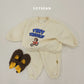 (Pre-order) Soybean Kids Winter - Little Traveler Fleece-Lined Top & Bottom Set 양기모꼬마여행자상하 (3 Colors)