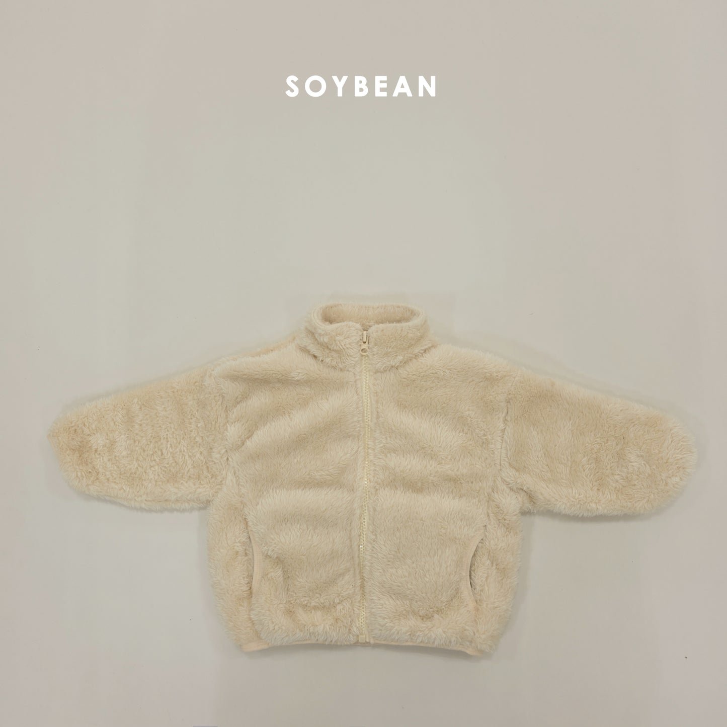 (Pre-order) Soybean Kids Winter - Cotton Candy Fleece Zip-Up 솜사탕후리스 (6 Colors)