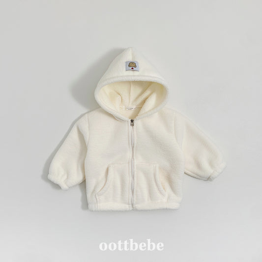 (Pre-order) OOTTBEBE Winter - Marshmallow Cloud Fleece Zip-Up Jacket 말랑구름후리스집업점퍼 (5 Colors)