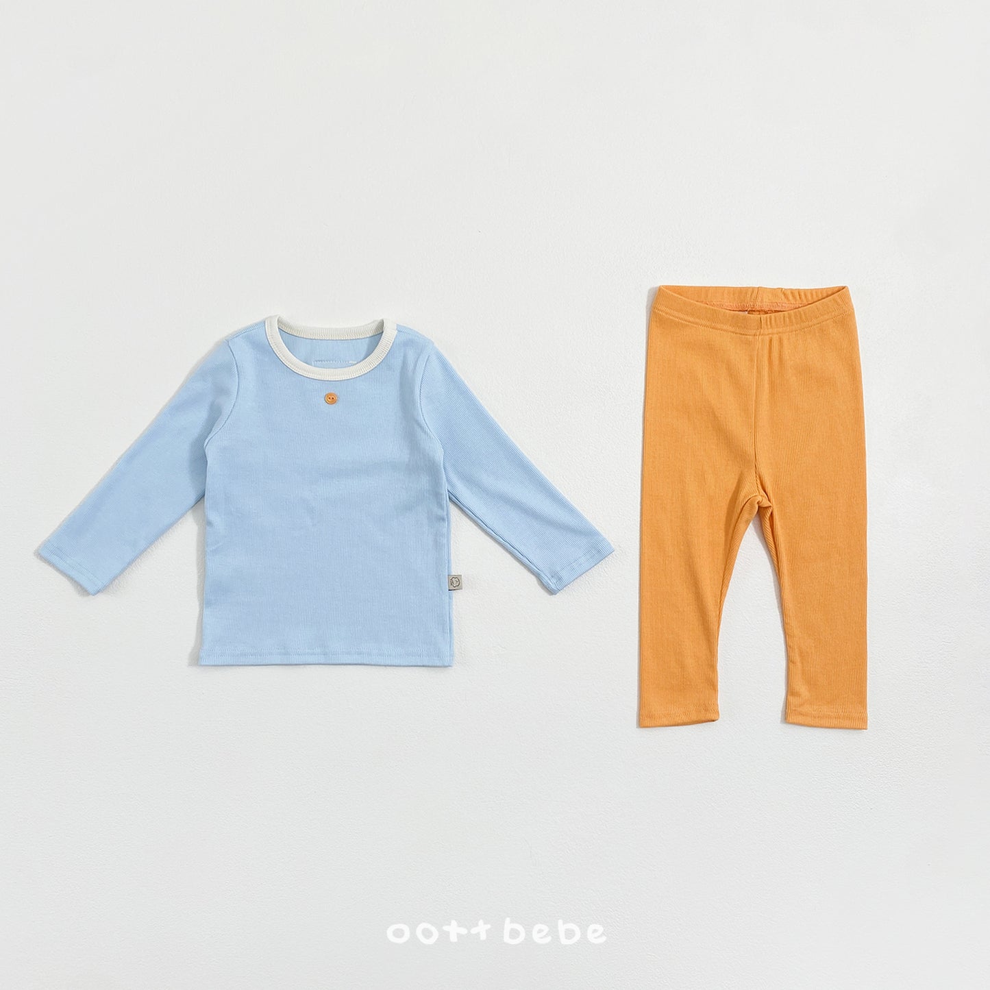 (Pre-order) OOTTBEBE Spring - Picnic Cotton Pajama Set 피크닉실내복 (3 Colors)