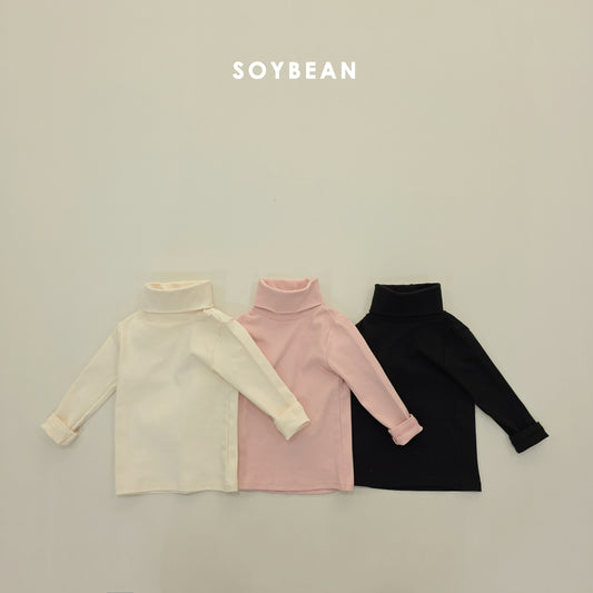 (Pre-order) Soybean Kids Winter - Cotton Stretch Inner Turtleneck 이너폴라티 (3 Colors)
