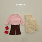 (Pre-order) Soybean Kids Winter - Puffy Contrast Flare Set 퐁실배색플레어세트 (3 Colors)