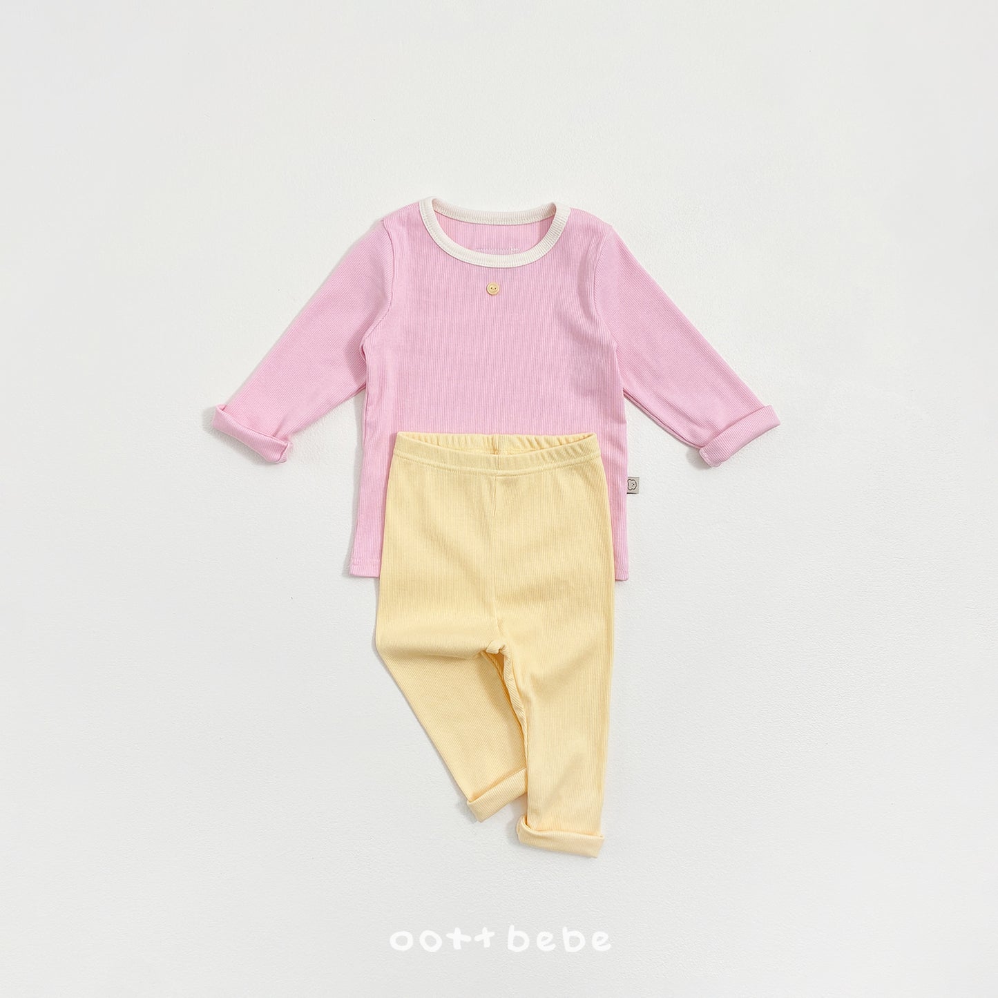 (Pre-order) OOTTBEBE Spring - Picnic Cotton Pajama Set 피크닉실내복 (3 Colors)