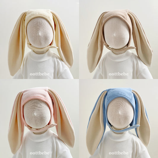 (Pre-order) OOTTBEBE Winter -  Bunny Ear Hood 바니모자 (5 Colors)