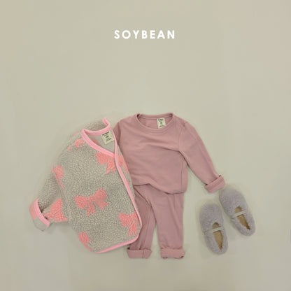 (Pre-order) Soybean Kids Winter - Heat Fleece Pajama Set 히트실내복 (6 Colors)