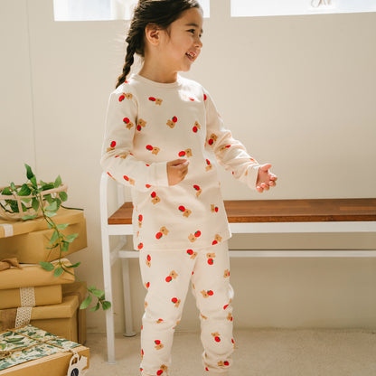 (Baby Boom) Cotton Long Sleeve Pajama Set (4 Colors)