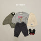 (Pre-order) Soybean Kids Winter - Rabbit Fleece-Lined Sweatshirt 래빗양기모맨투맨 (2 Colors)