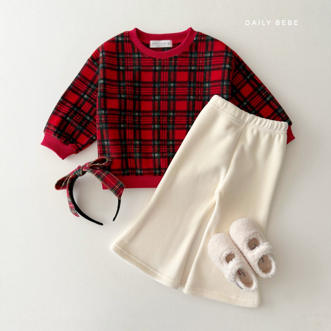 (Pre-order) Daily Bebe Winter - Kids’ Mink Bootcut Pants 밍크 부츠컷팬츠 (3 Colors)