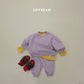 (Pre-order) Soybean Kids Winter - Junior Soybean Kids Winter - Junior Fleece-Lined Lollipop Top & Bottom Set 주니어 양기모롤리팝상하복 (16 Colors)